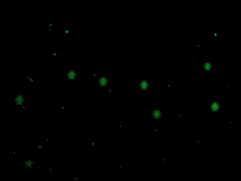 photo of glow in the dark stars